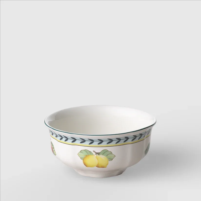 Bowl Sobremesa Rhovella Maison Dionysia Porcelana Frutas Luxo