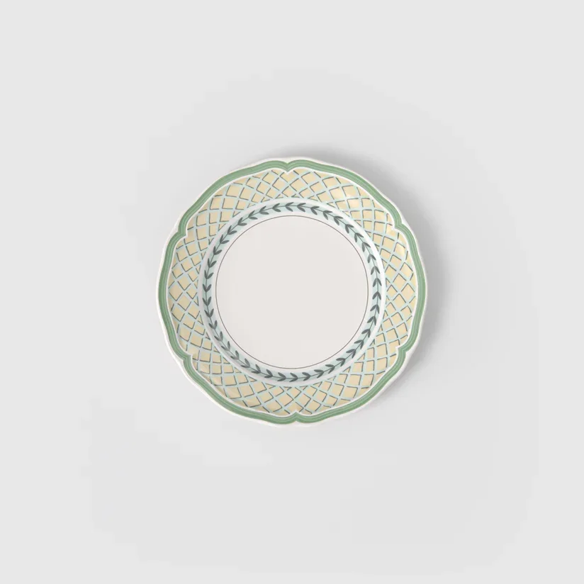 Prato Sobremesa Rhovella Maison Dionysia Porcelana Frutas Luxo