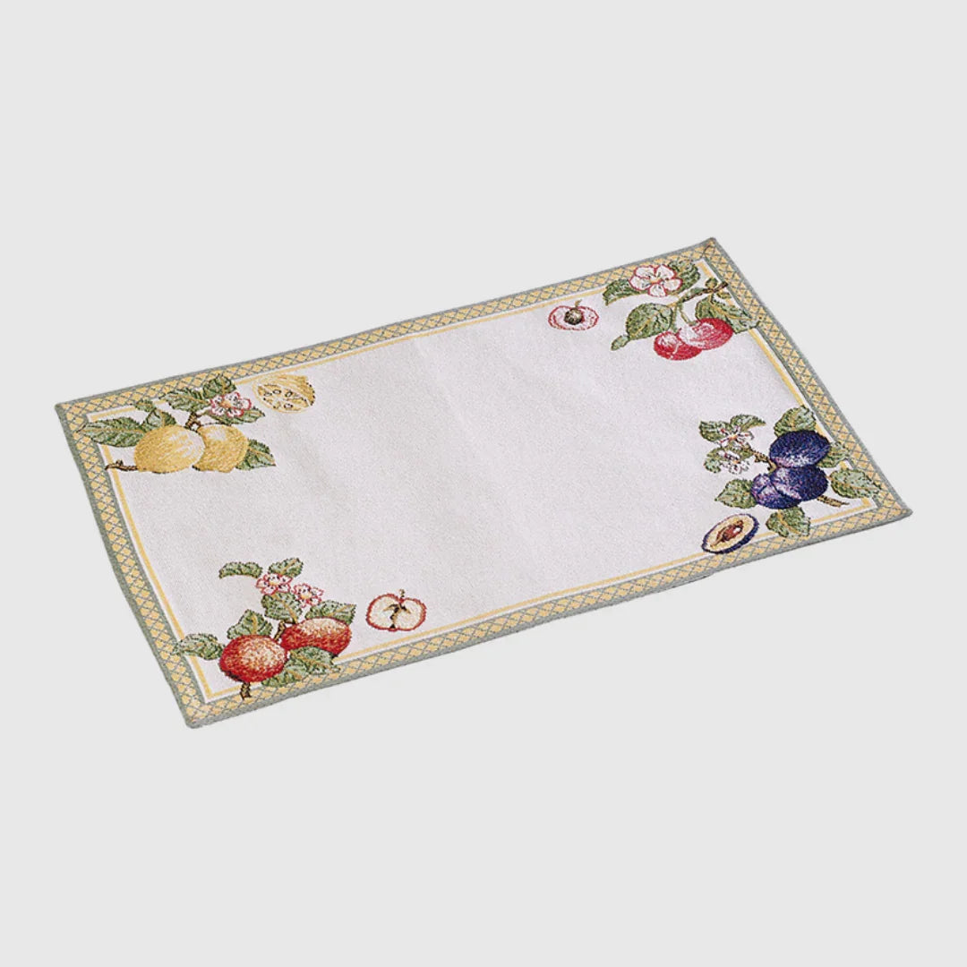 Jogo Americano Rhovella Maison Dionysia Algodão Estampa Frutas Luxo