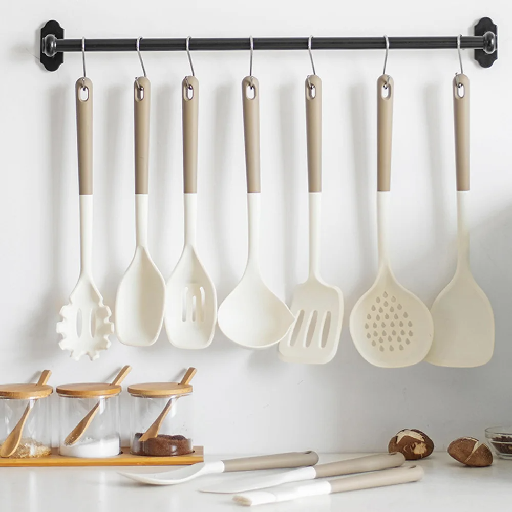 Conjunto de 10 Peças de Utensílios de Cozinha em Silicone Rhovella Maison