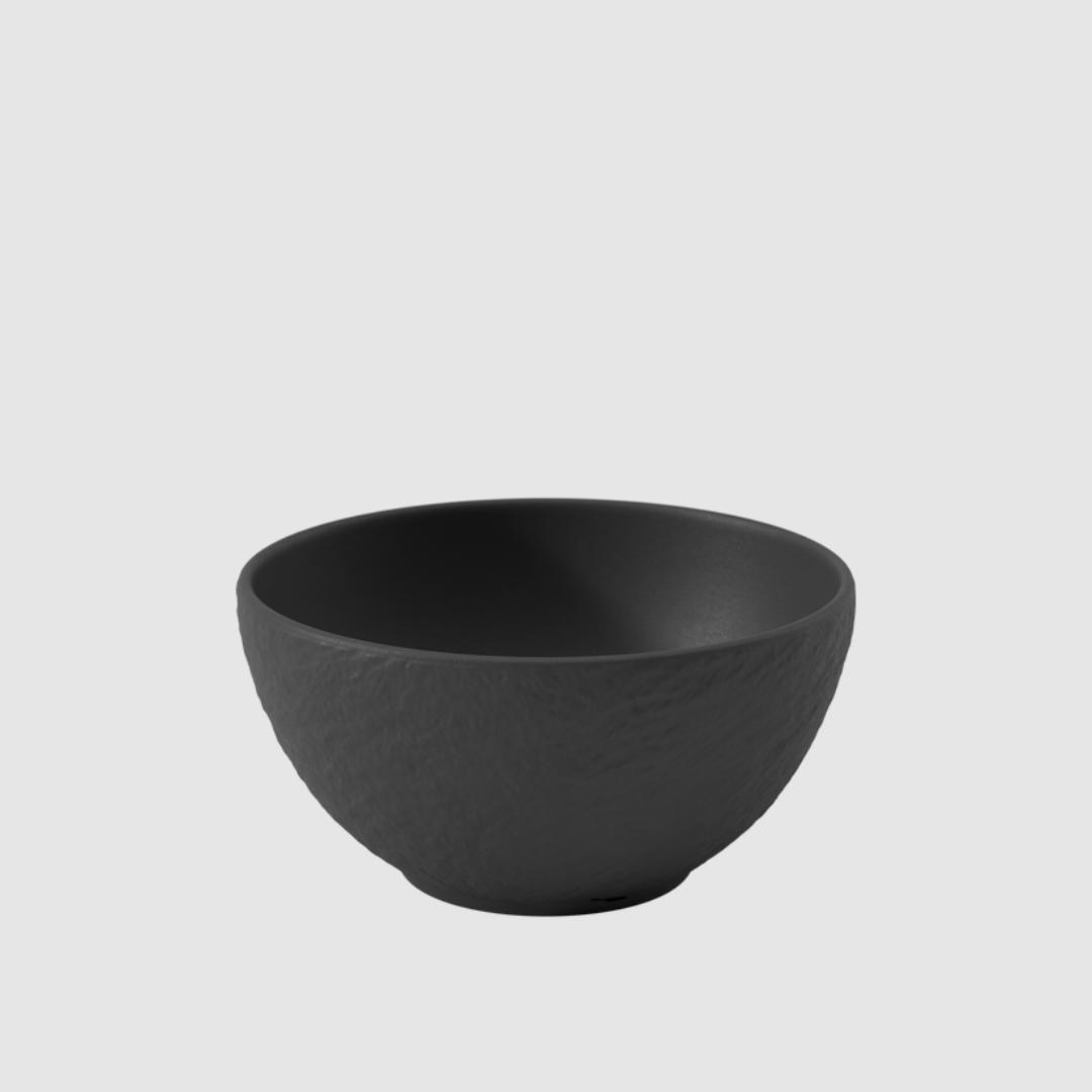 Bowl Rhovella Maison Caviar Noir Porcelana Preto Luxo