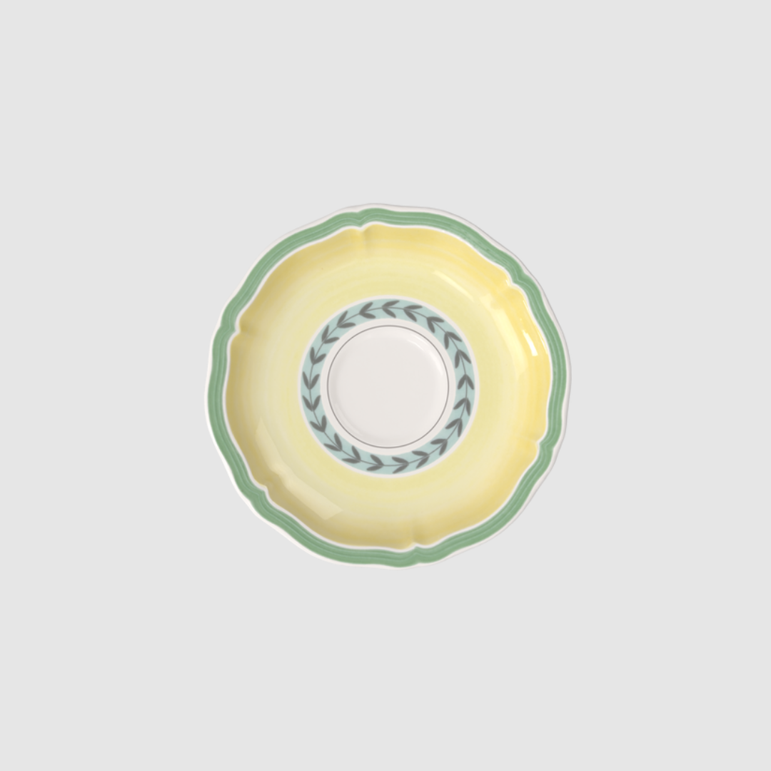 Pires para Xícara Café Rhovella Maison Dionysia Porcelana Frutas Luxo