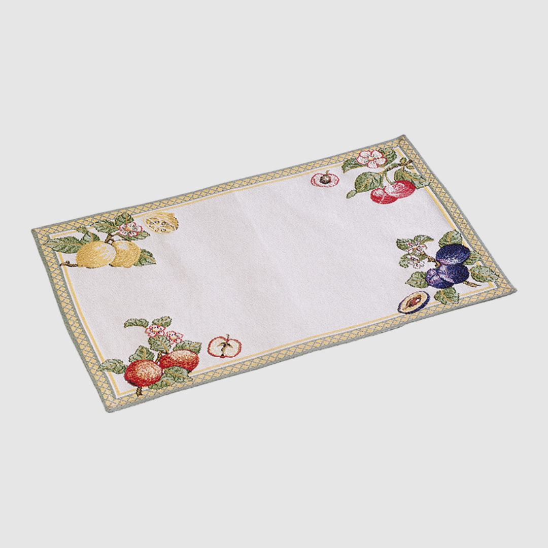 Jogo Americano Rhovella Maison Dionysia Algodão Estampa Frutas Luxo