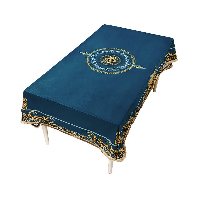 Toalha De Mesa De Veludo Luxuosa Rhovella Maison