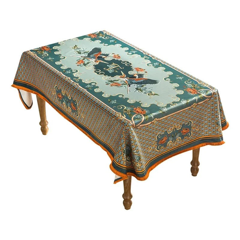 Toalha De Mesa De Veludo Luxuosa Rhovella Maison