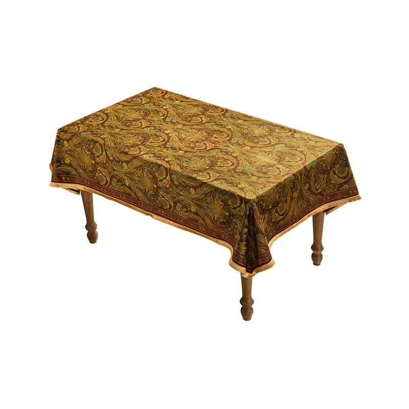 Toalha De Mesa De Veludo Luxuosa Rhovella Maison