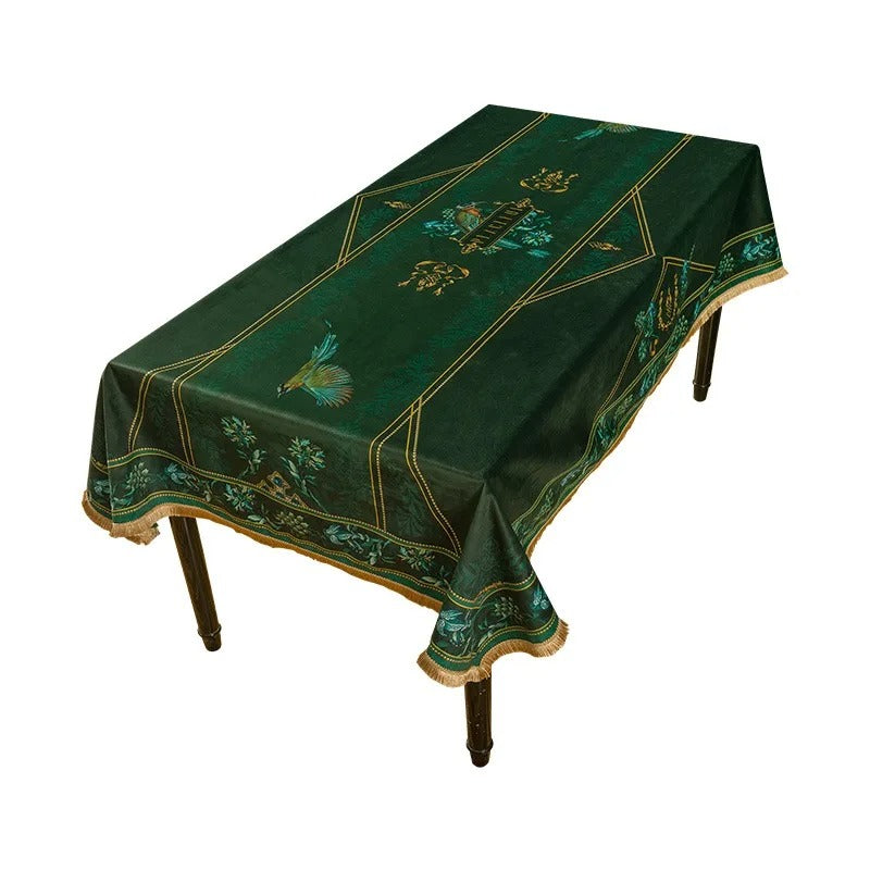 Toalha De Mesa De Veludo Luxuosa Rhovella Maison