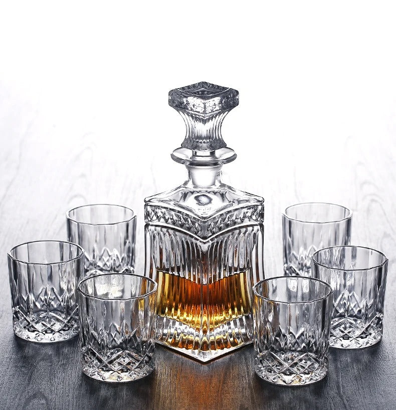 Decanter De Cristal Para Vodka E Whiskey Rhovella Maison