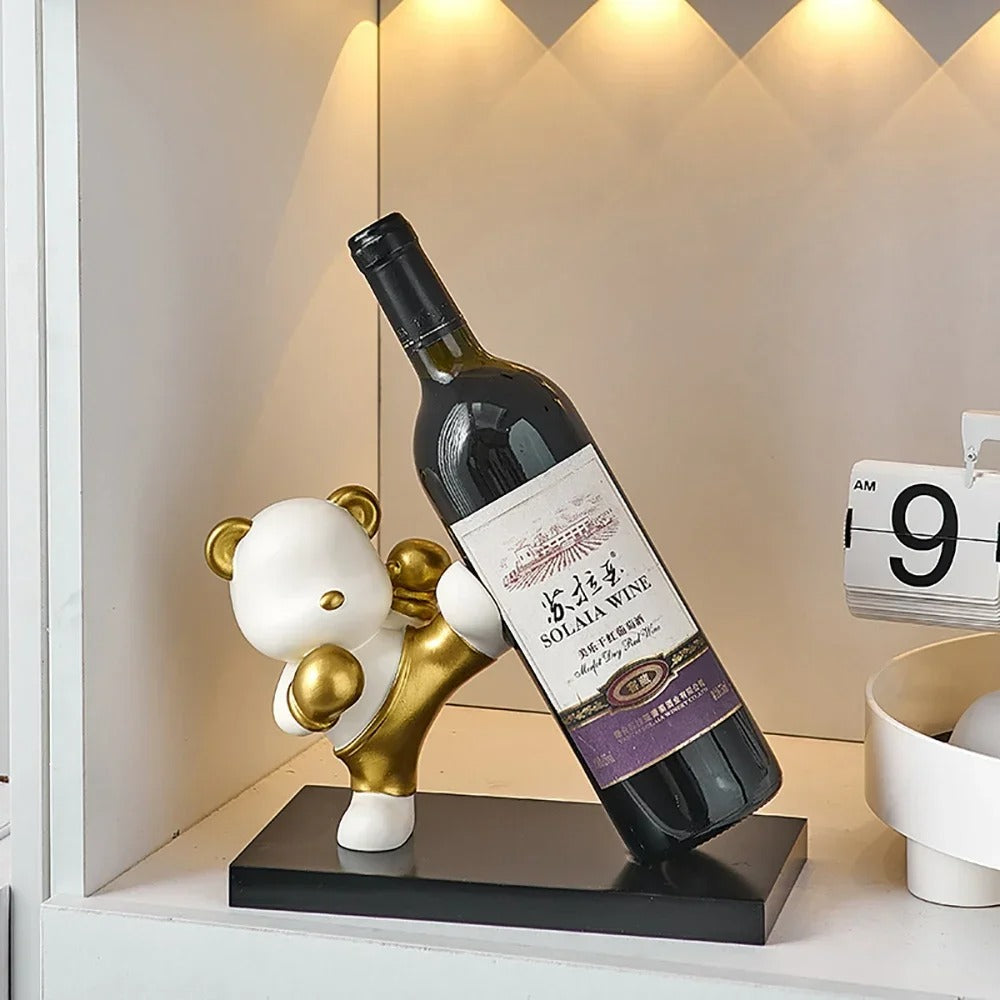 Suporte para Garrafa de Vinho Decorativo Rhovella Maison