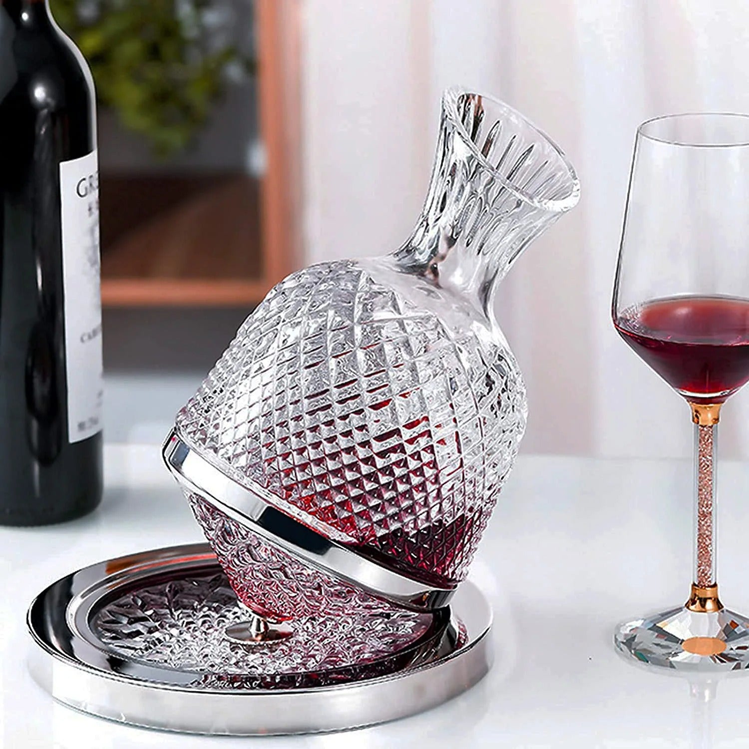 Decanter Rotativo de 1500ml Rhovella Maison