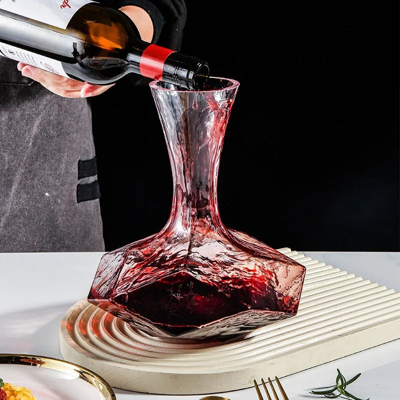 Decanter de Vinho Irregular Criativo 1450ml Rhovella Maison