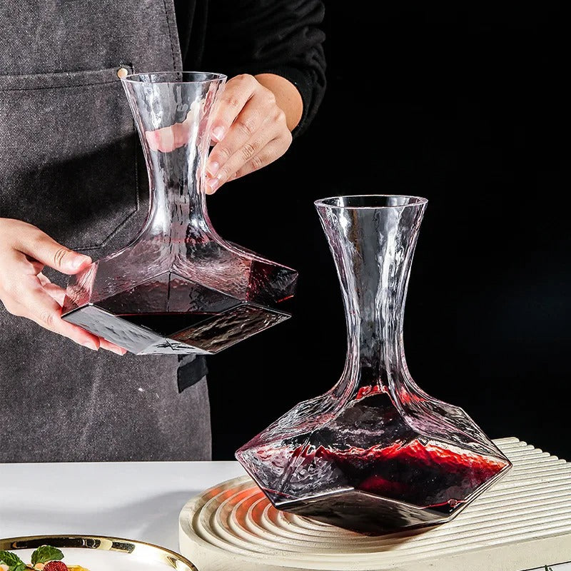 Decanter de Vinho Irregular Criativo 1450ml Rhovella Maison