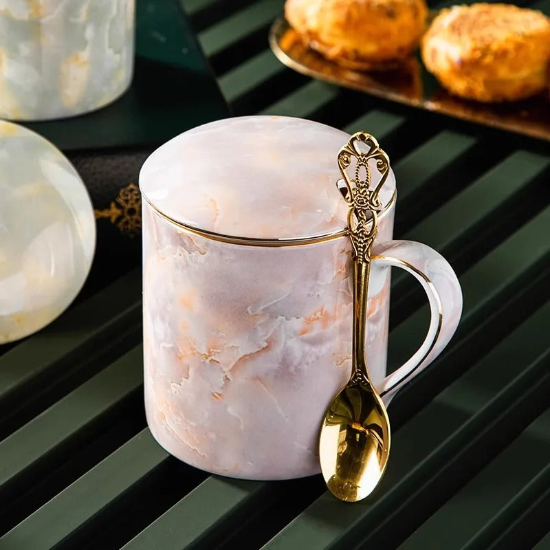 Conjunto De Canecas De Chá E Café De Cerâmica Rhovella Maison