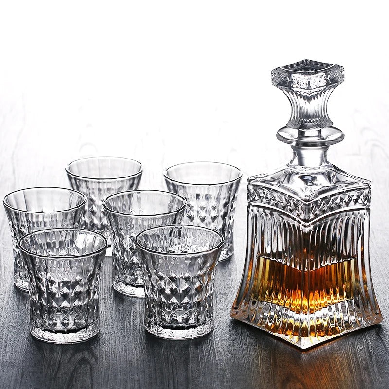 Decanter De Cristal Para Vodka E Whiskey Rhovella Maison