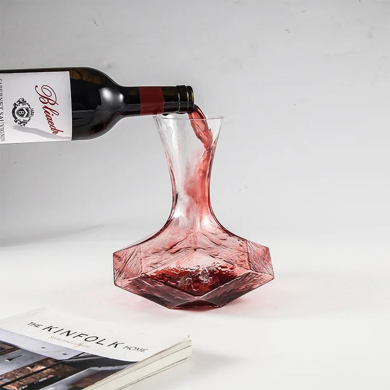 Decanter de Vinho Irregular Criativo 1450ml Rhovella Maison