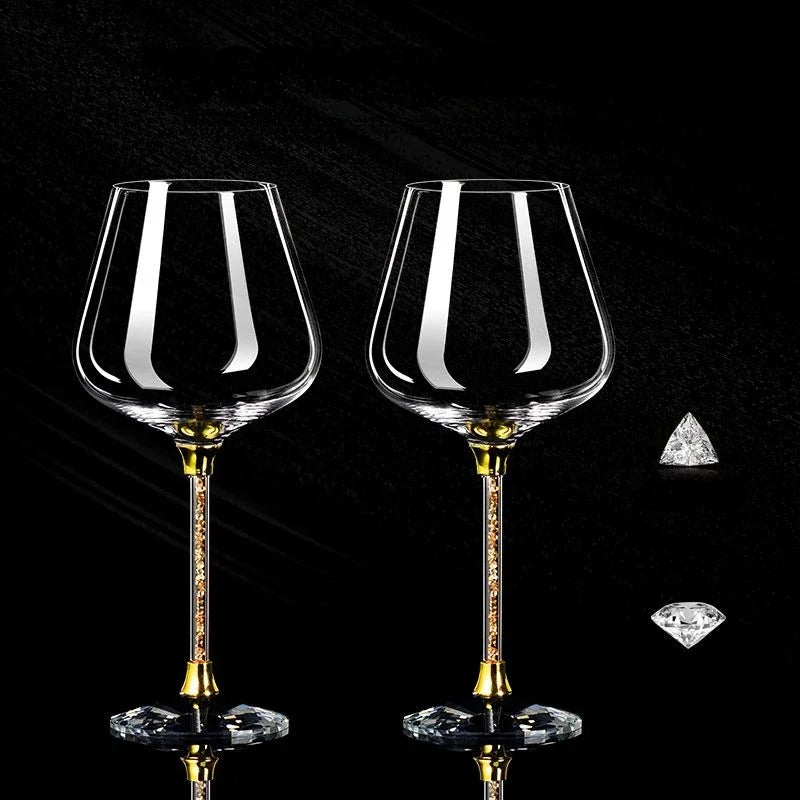 Conjunto de Taças de Vinho Tinto de Cristal Rhovella Maison