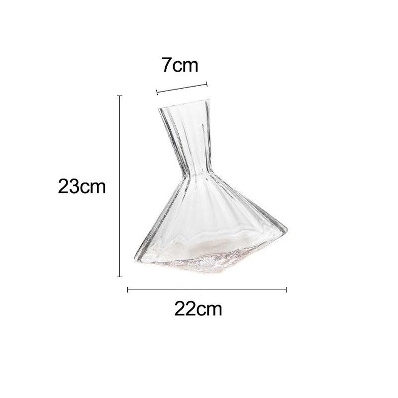 Decanter de Cristal de Alta Qualidade com Taça Rotativa 360° Rhovella Maison